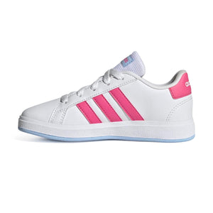 Adidas Grand Court Lifestyle' White Pulse Magenta' Big Kids' Shoes