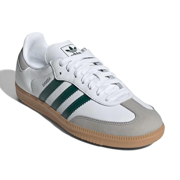 adidas Samba ホワイト/グリーン27.5 Shop Adidas Samba OG 'White Collegiate Green Gum' Women's