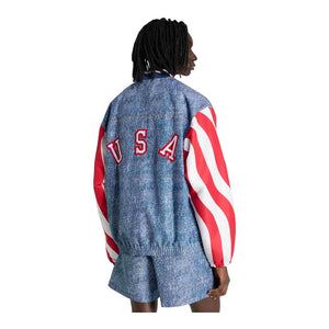 Adidas Denim Graphic Track Top