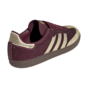 ADIDAS Samba OG 'Rhinestone Maroon Warm Vanilla' Women's Shoes