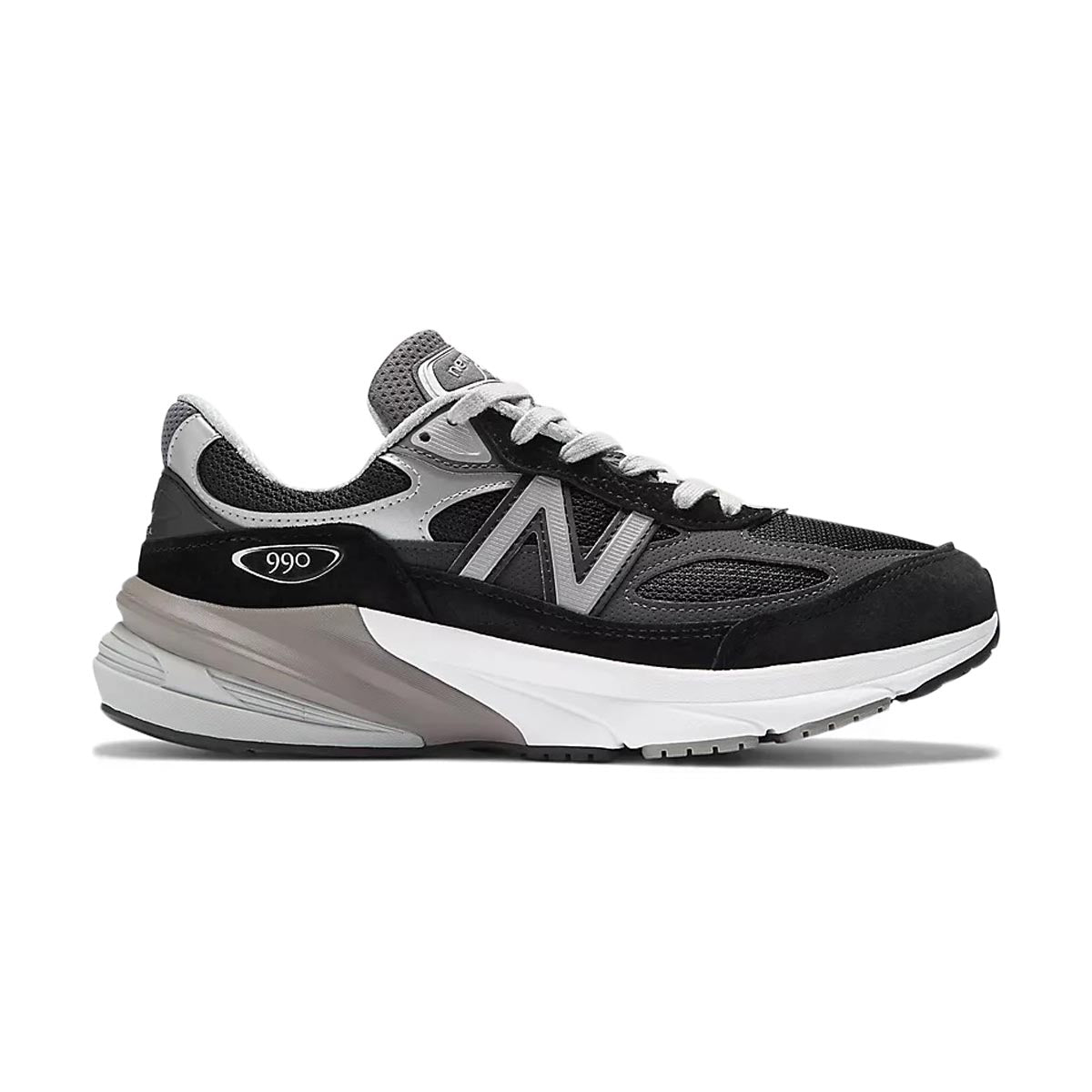 New Balance 990v6 'MiUSA Black Grey White' Men's Shoes - New Releases