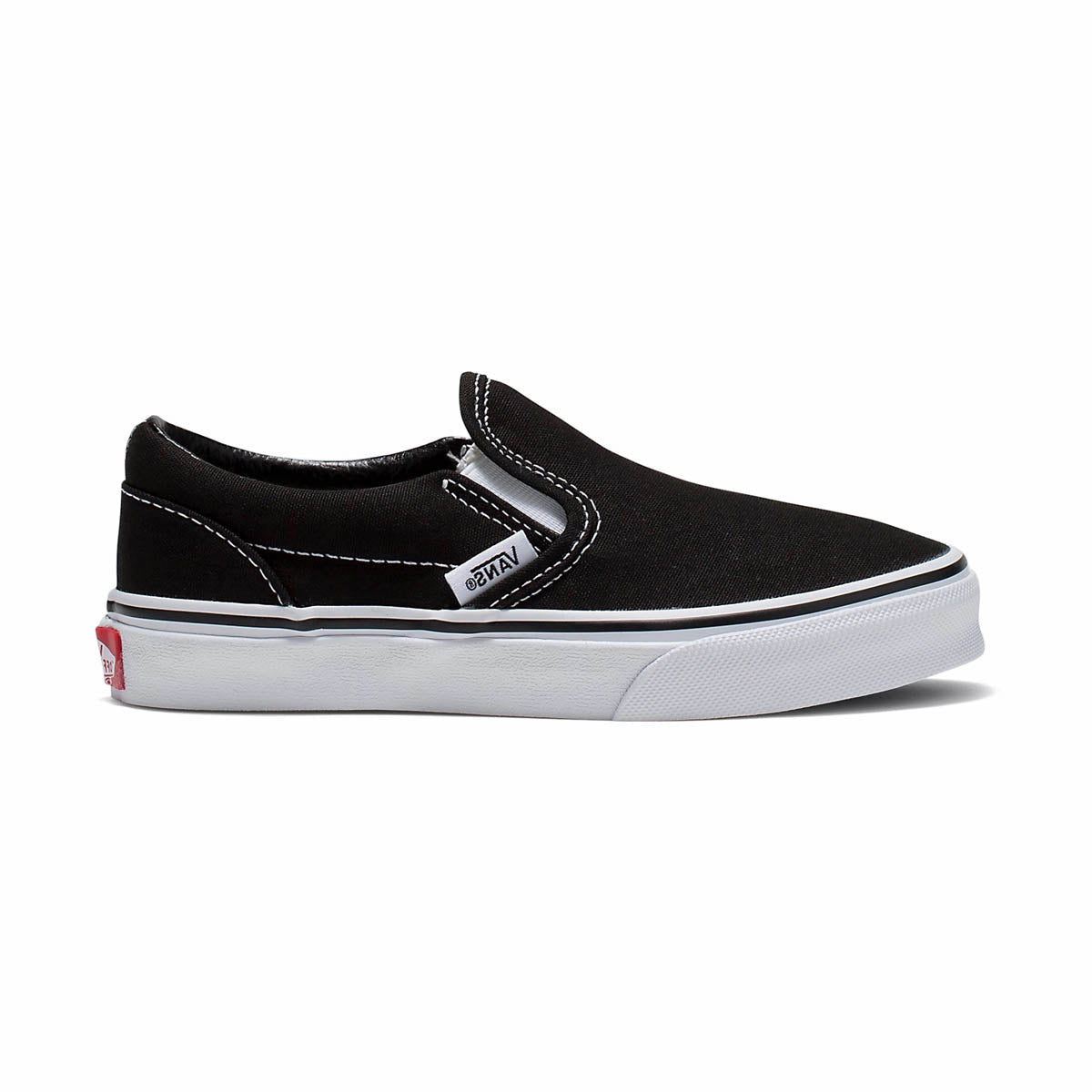Classic Slip-On 'Black/White' Little Kids' Shoes -