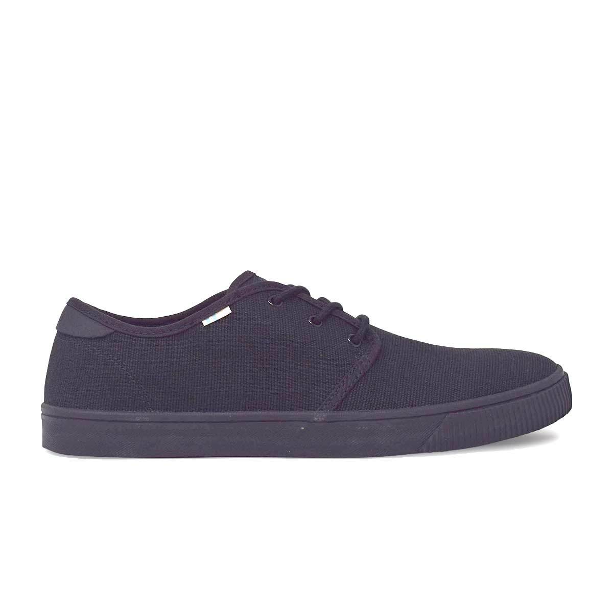 Black on Black Heritage Canvas Men's Carlo Sneaker Topanga Collection -