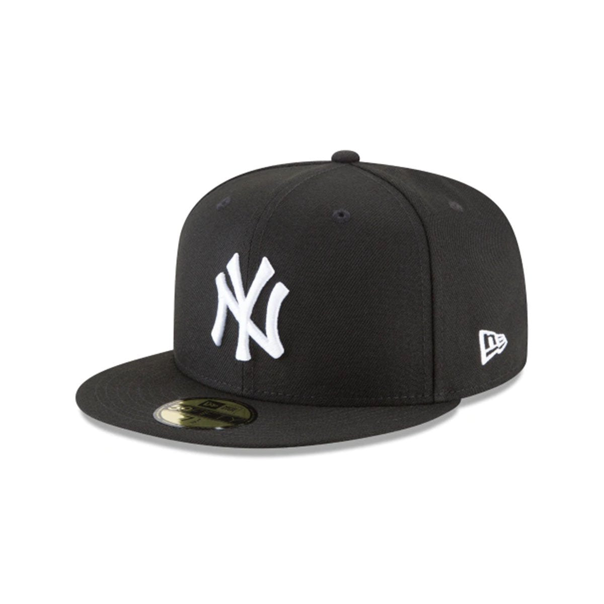 New York Yankees Basic Black and White 59FIFTY Fitted - Baseball Hats for Men