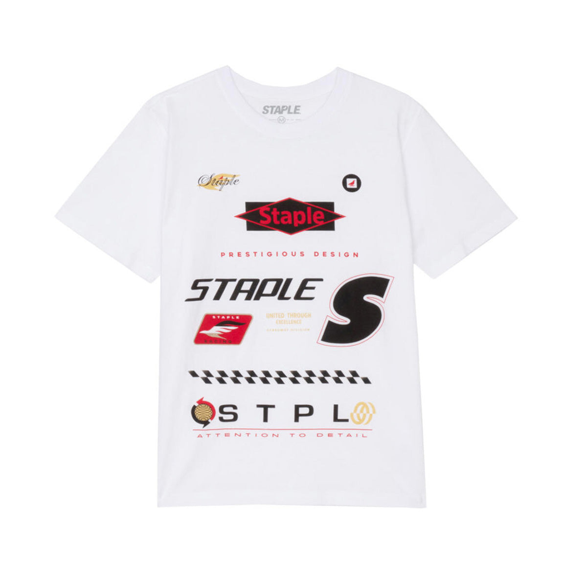 Grand Prix Logo White Tee -