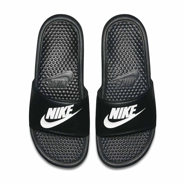 nike benassi slides zipper