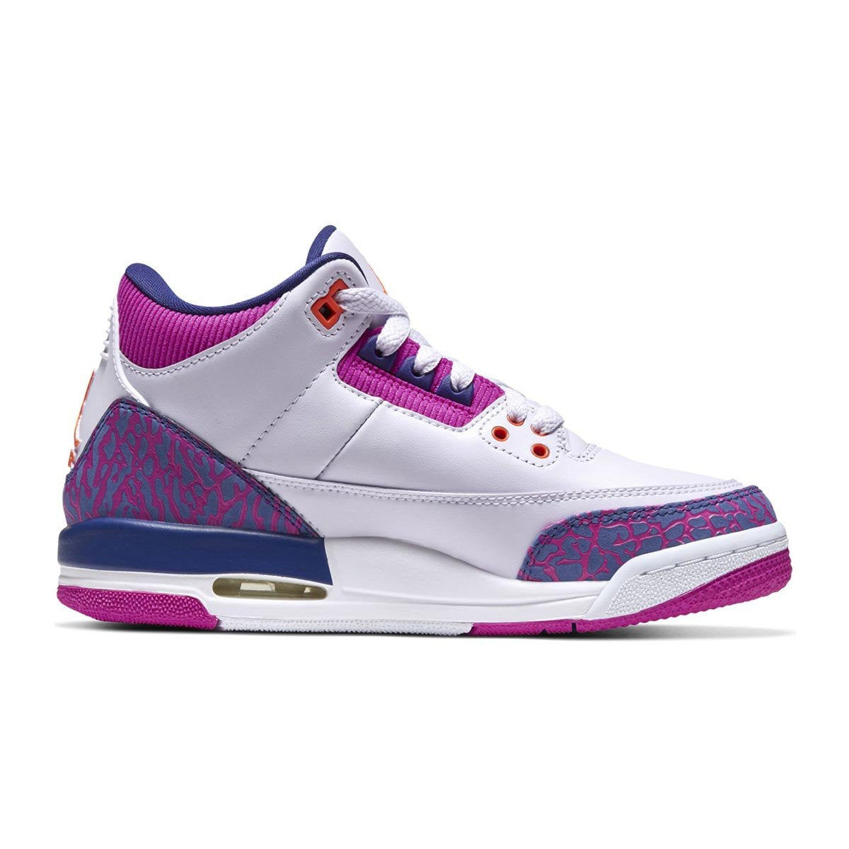 Big Kids Girls' Air Jordan 3 Retro (GS) Shoe -