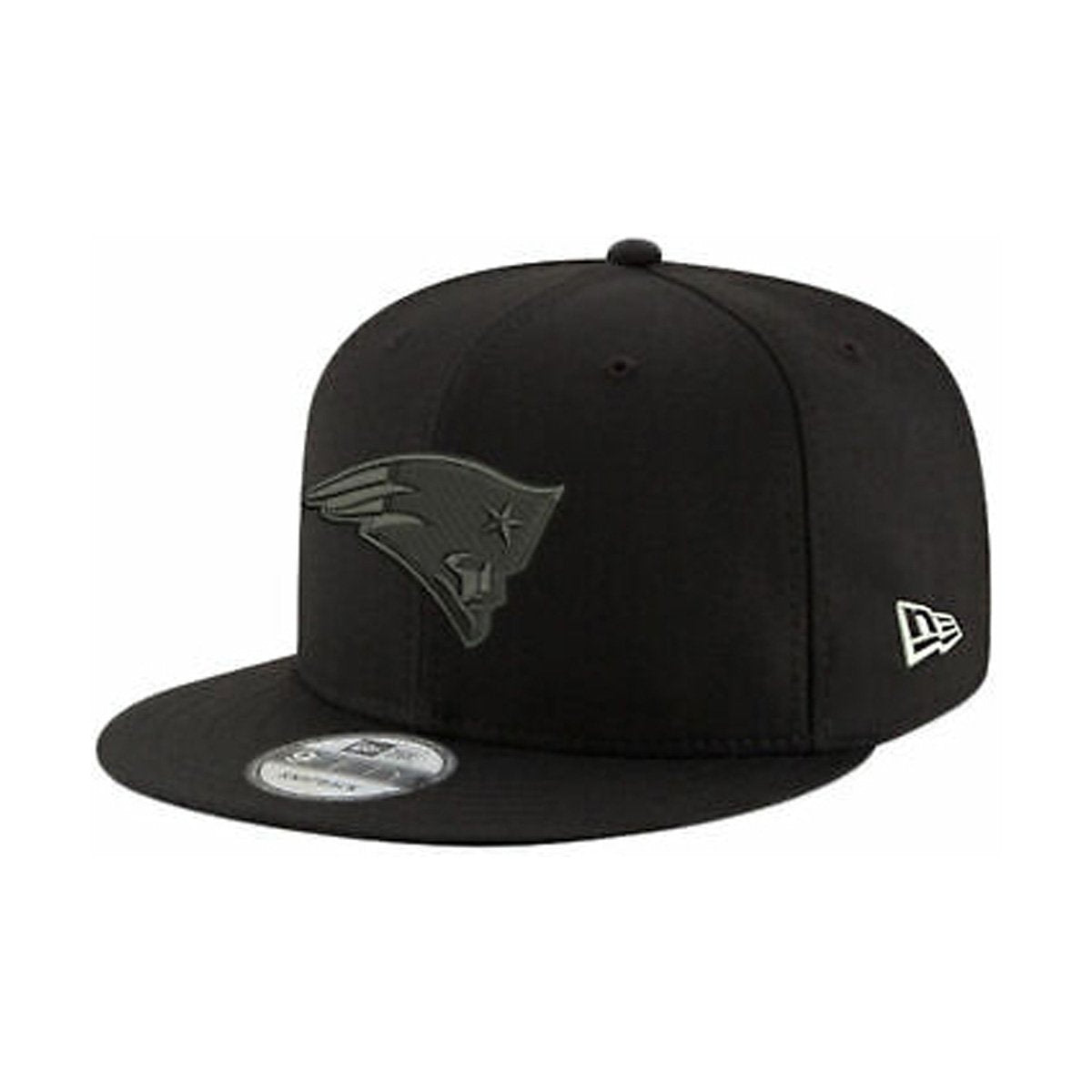 New England Patriots Black On Black 9Fifty Snapback -