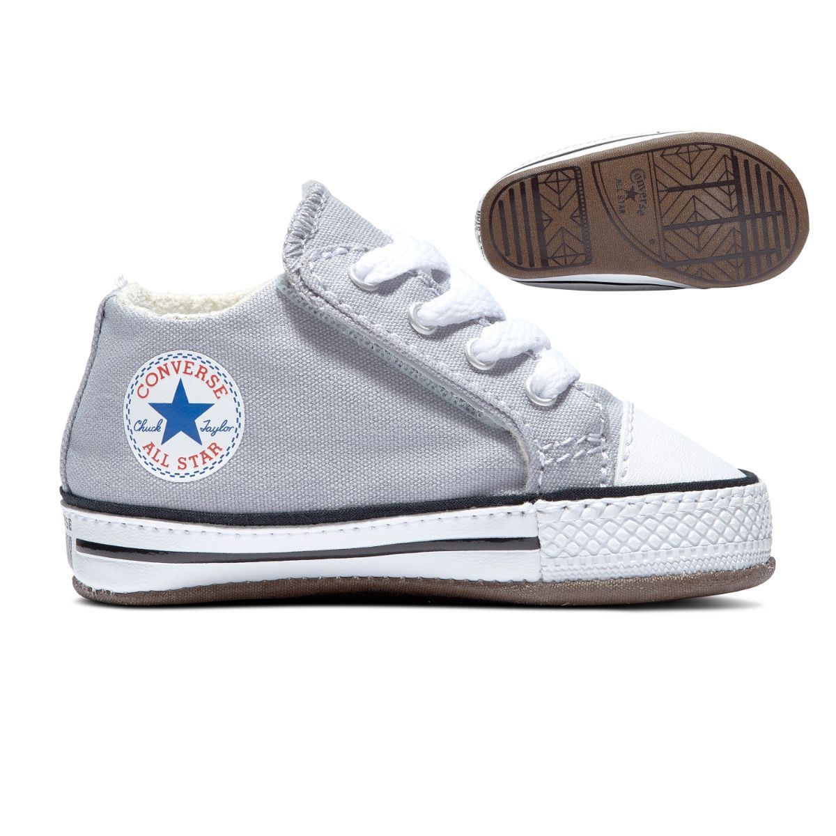 Infant Chuck Taylor All Star Grey Cribster -