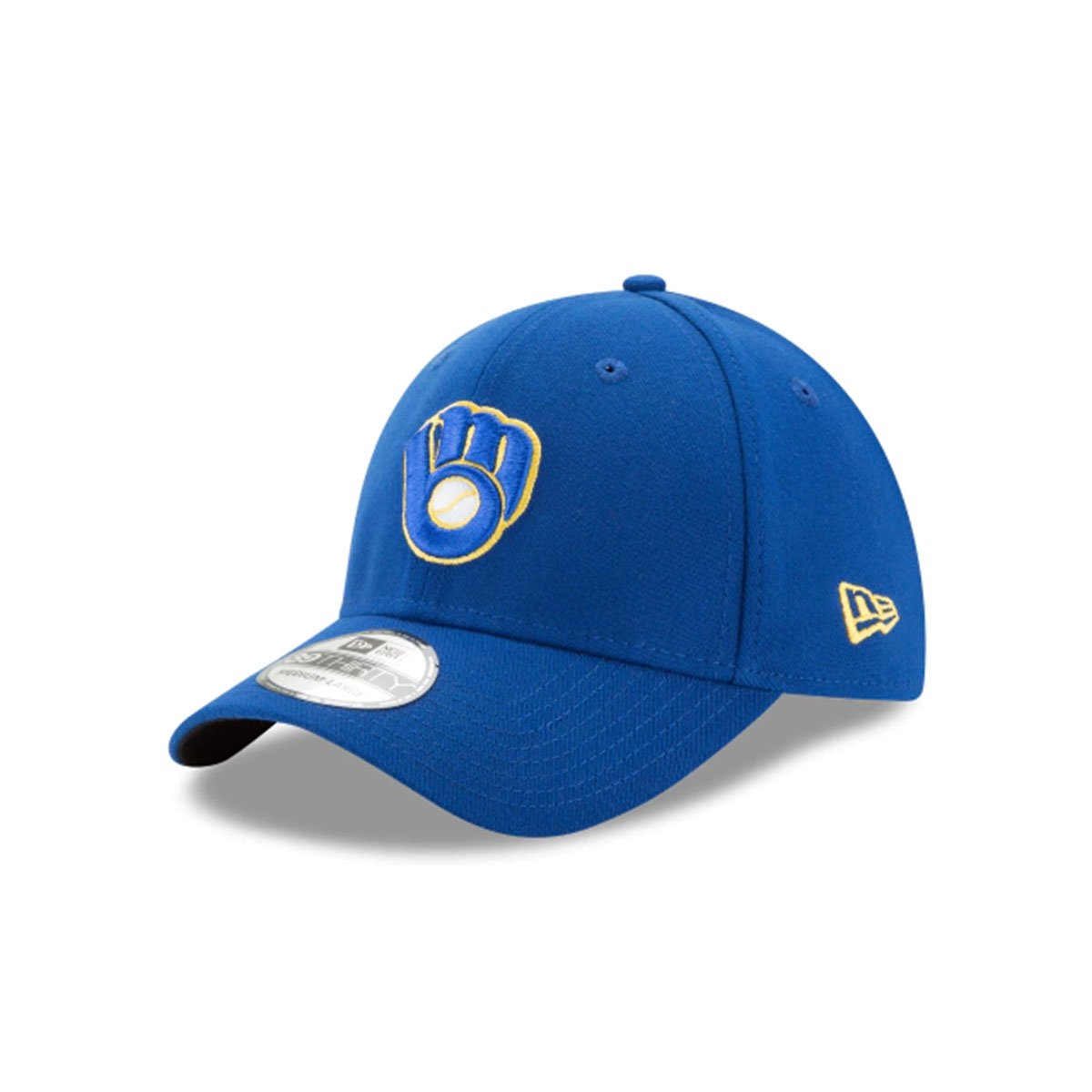MILWAUKEE BREWERS 39THIRTY STRETCH FIT BLUE/YELLOW