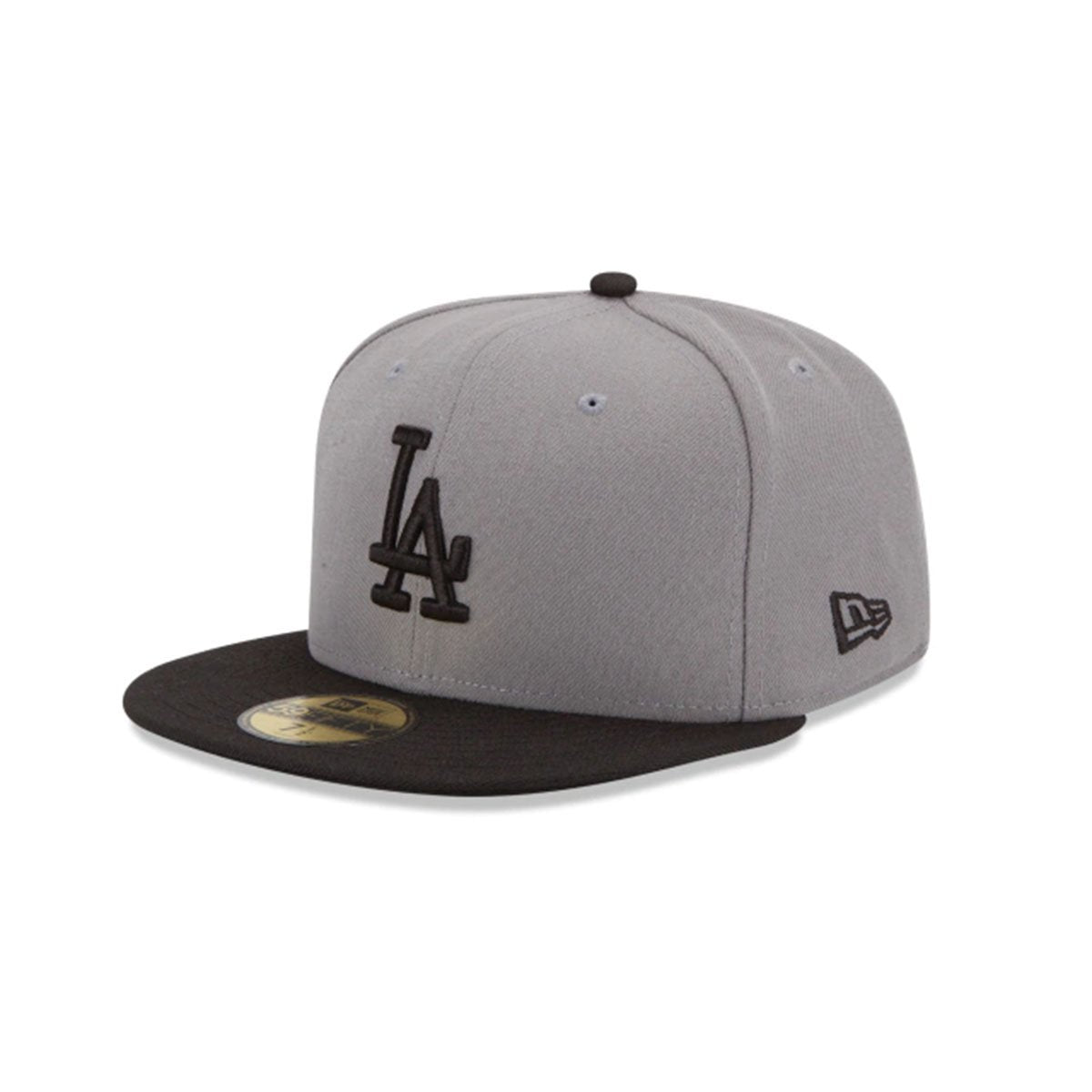 LOS ANGELES DODGERS MLB BASIC 59FIFTY FITTED GRAY/BLACK -