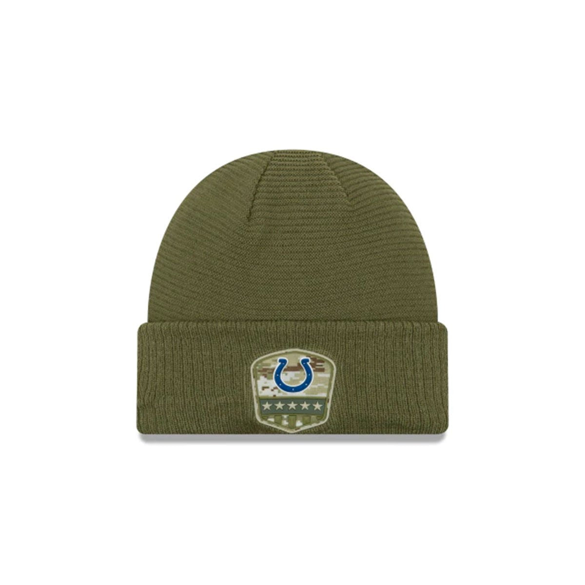 INDIANAPOLIS COLTS SALUTE TO SERVICE CUFF KNIT GREEN/BLUE -