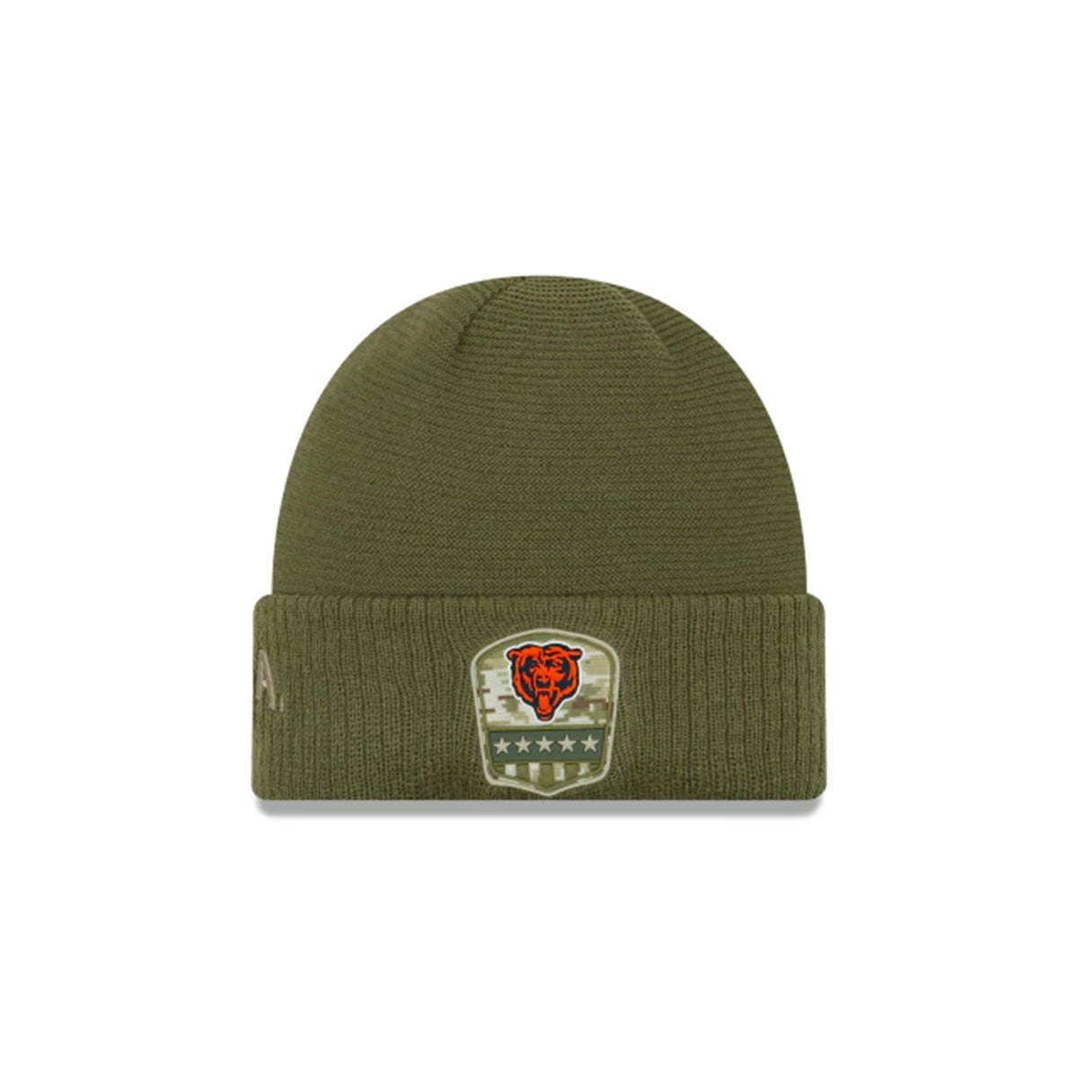 CHICAGO BEARS  SALUTE TO SERVICE CUFF KNIT GREEN/ORANGE -