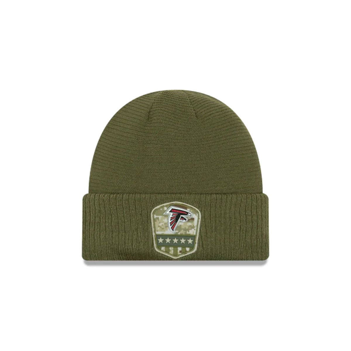 ATLANTA FALCONS ATLANTA FALCONS SALUTE TO SERVICE CUFF KNIT GREEN/RED -