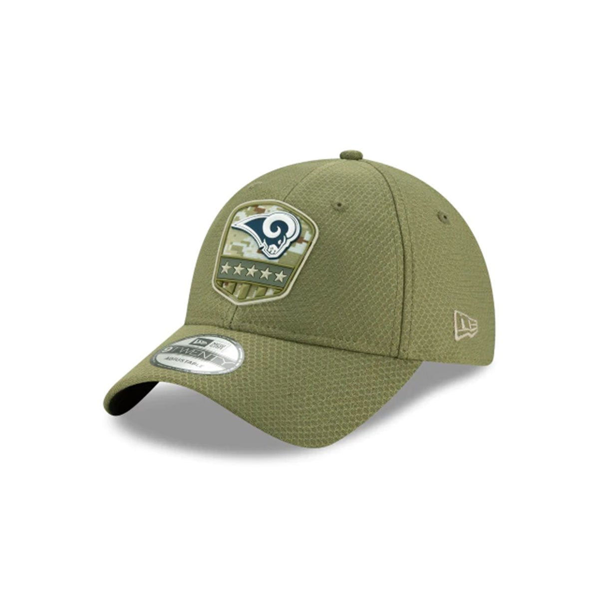 LOS ANGELES RAMS SALUTE TO SERVICE 9TWENTY ADJUSTABLE GREEN/NAVY -