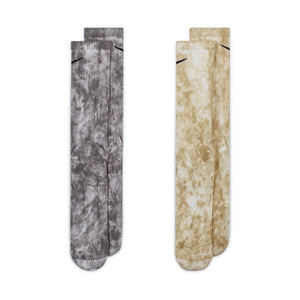 Nike Everyday Plus Cushioned Tie-Dye Crew Socks (2 Pairs)