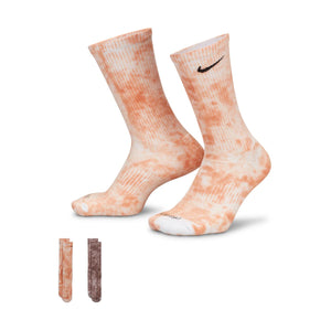 Nike Everyday Plus Cushioned Tie-Dye Crew Socks (2 Pairs)