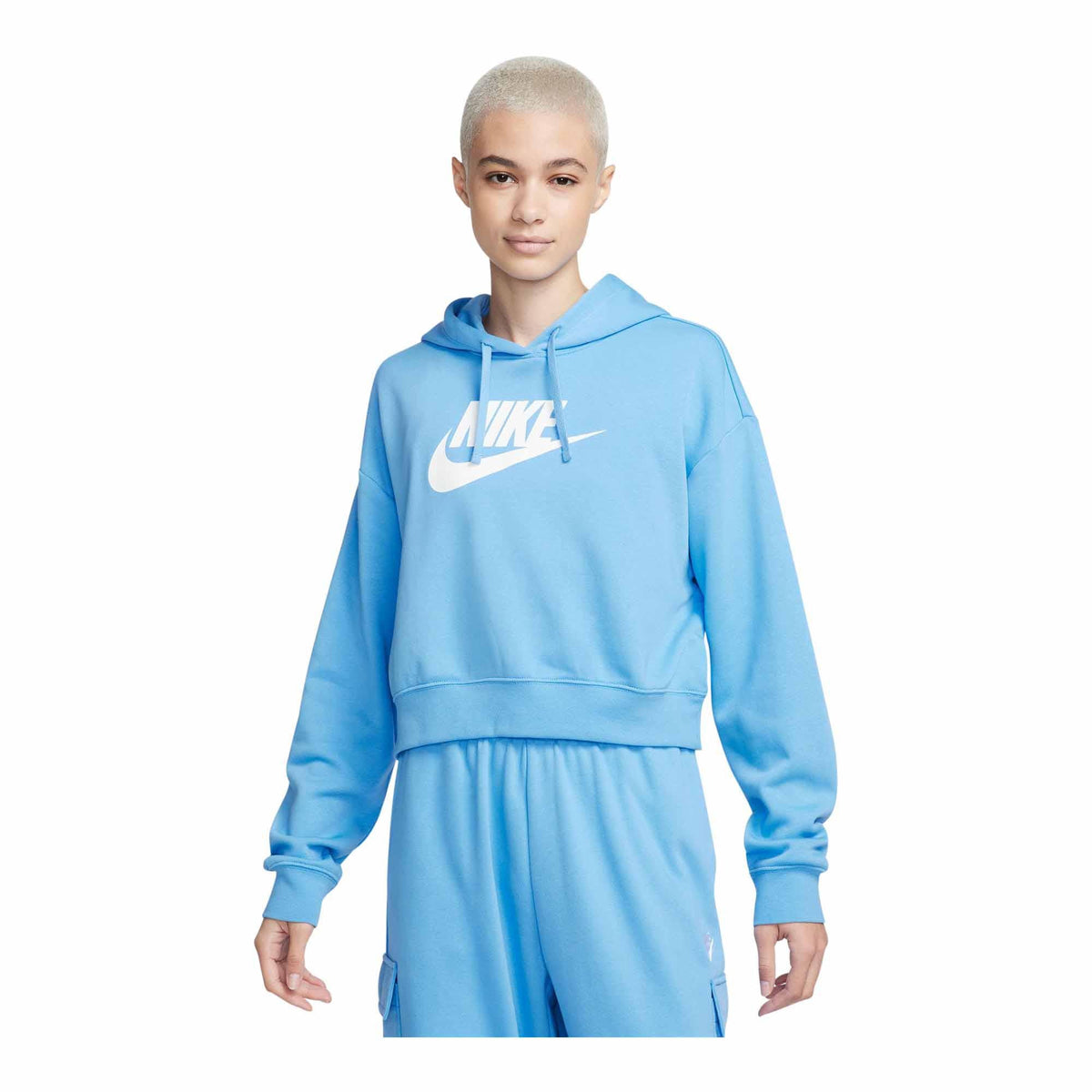 Nike Sportswear Club Fleece Women's Oversized Crop Graphic Hoodie - Jackets and Outerwear