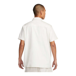 Nike Life Men's Woven Military Short-Sleeve Button-Down Shirt