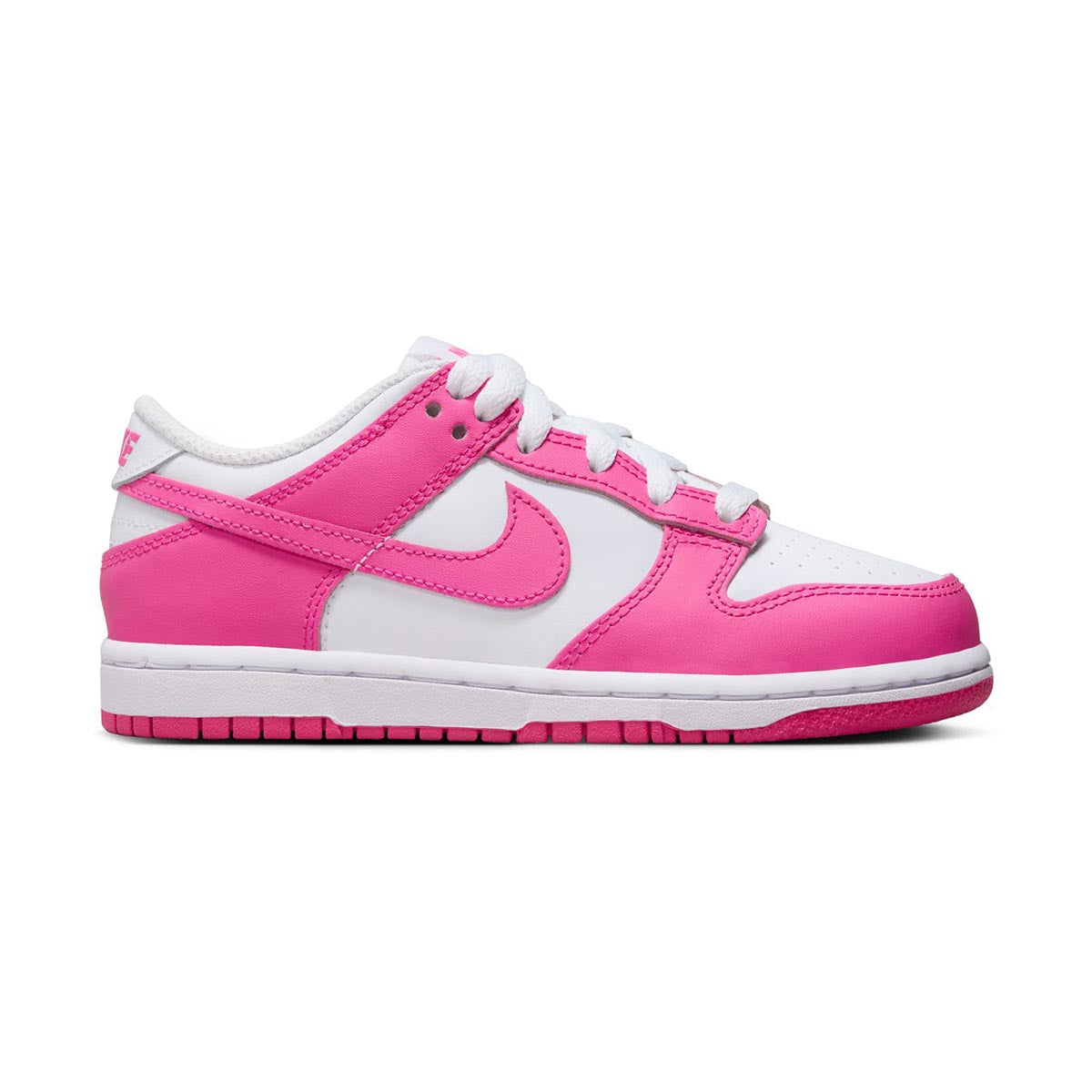 Nike Dunk Low 'Laser Fuchsia' Little Kids' Shoes -