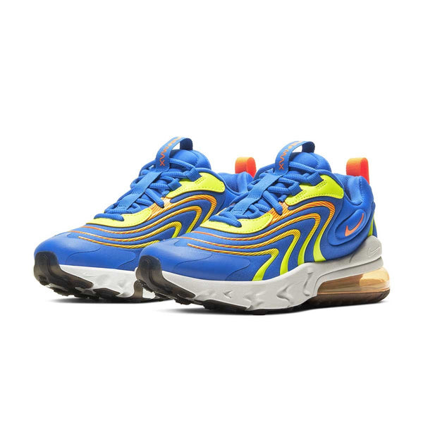 nike air max 270 react blue and orange
