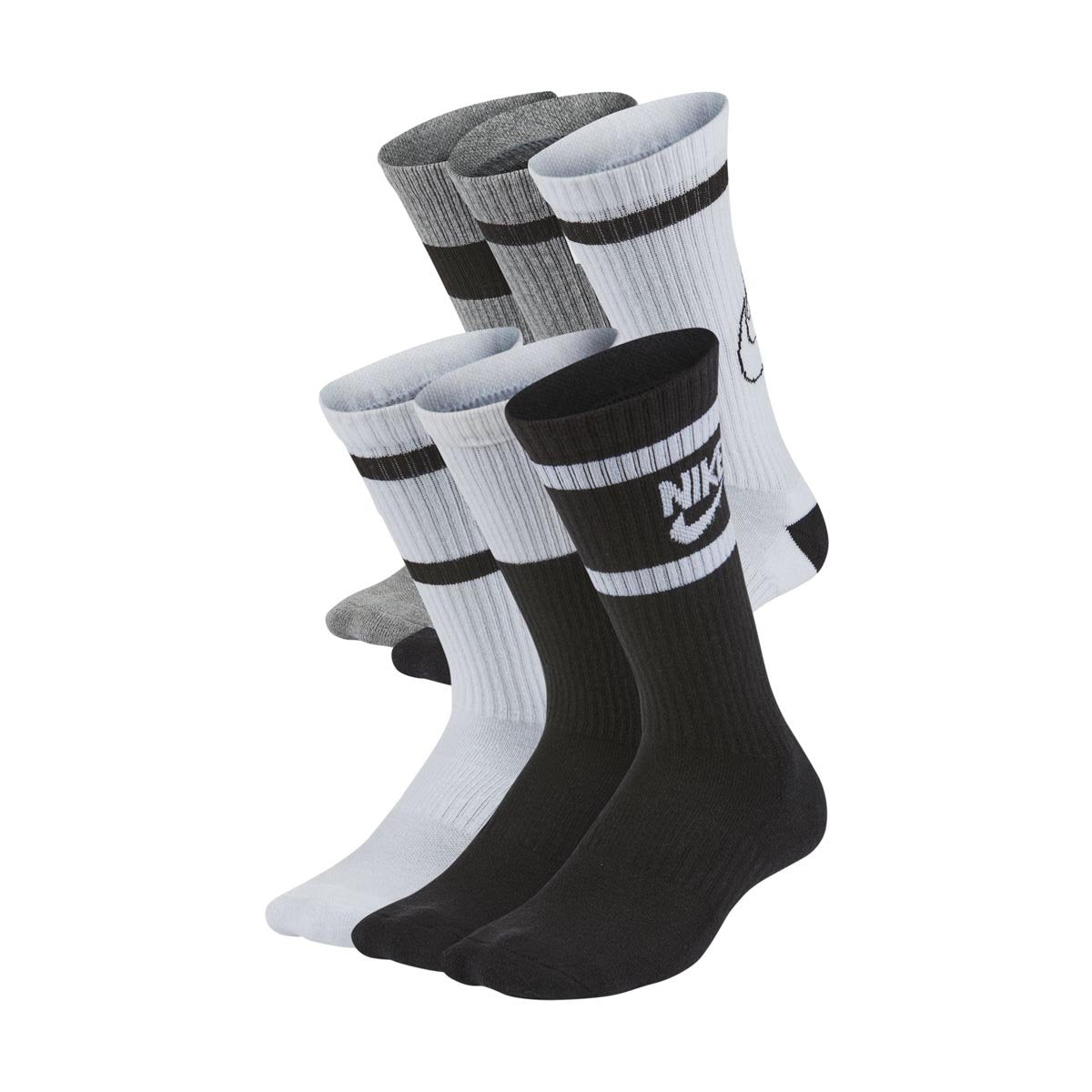 Nike Everyday Kids' Cushioned Crew Socks (6 Pairs) -