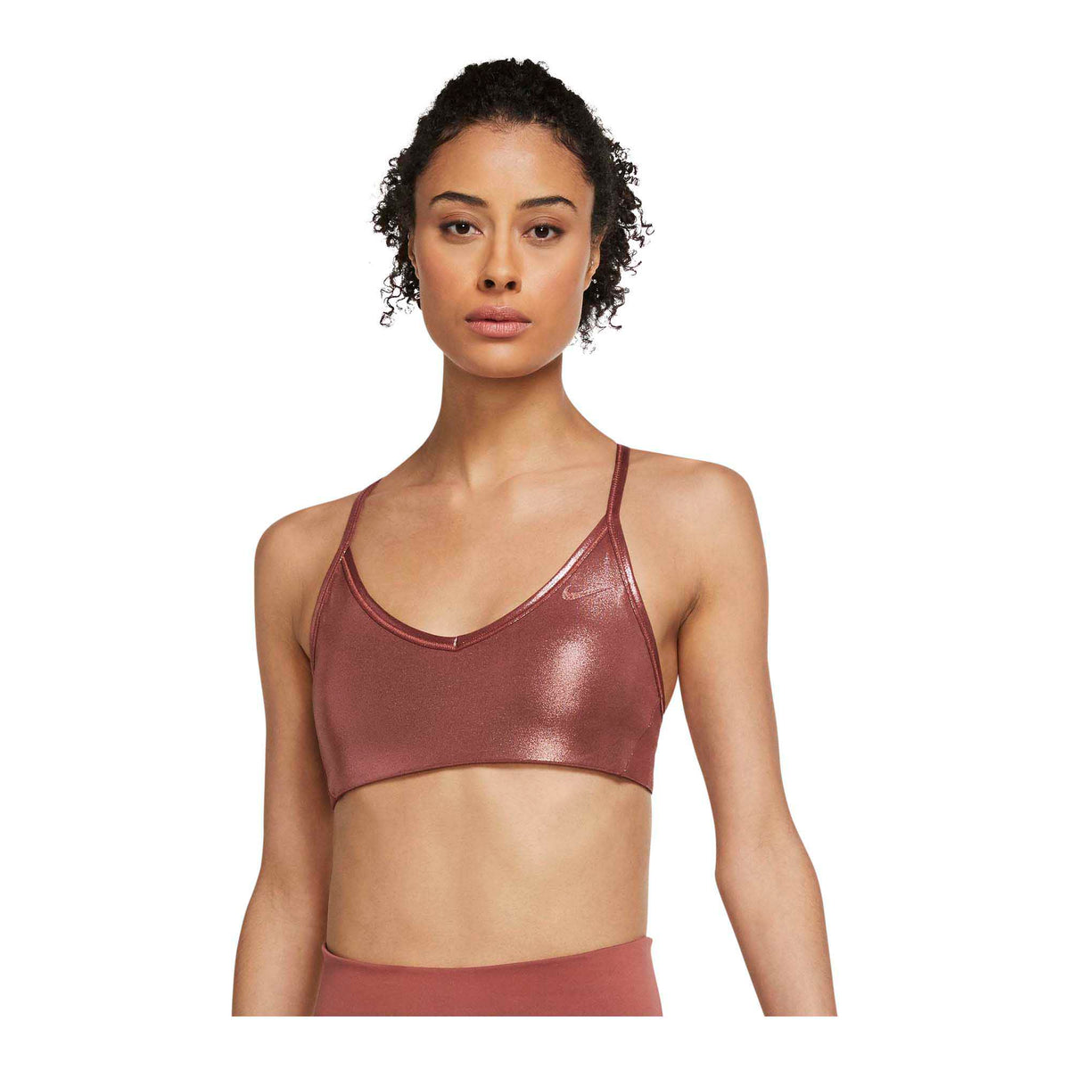 Nike Indy Icon Clash Women's Light-Support Padded Shimmer Sports Bra -