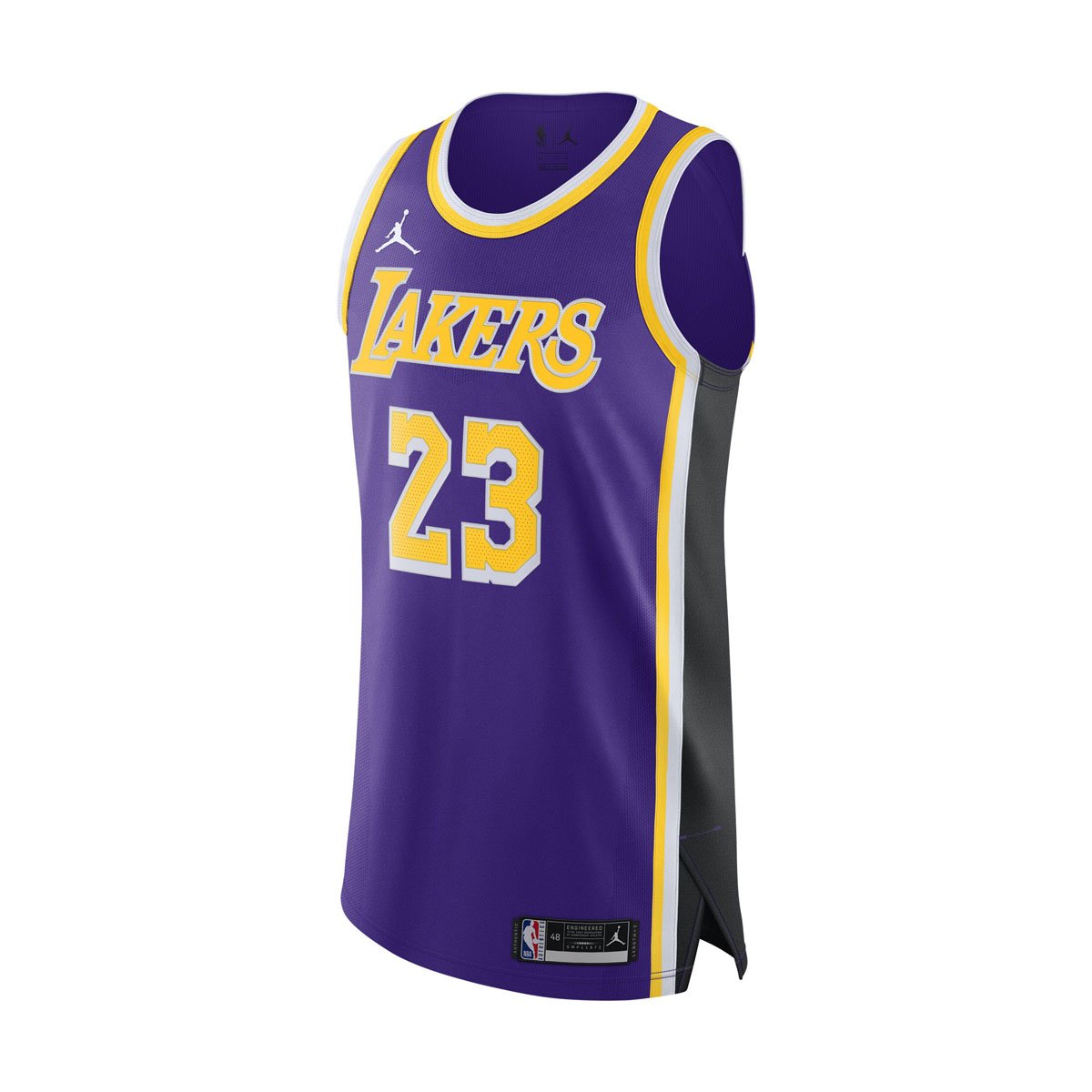 LeBron James Lakers Statement Edition 2020 Jordan NBA Authentic Jersey -