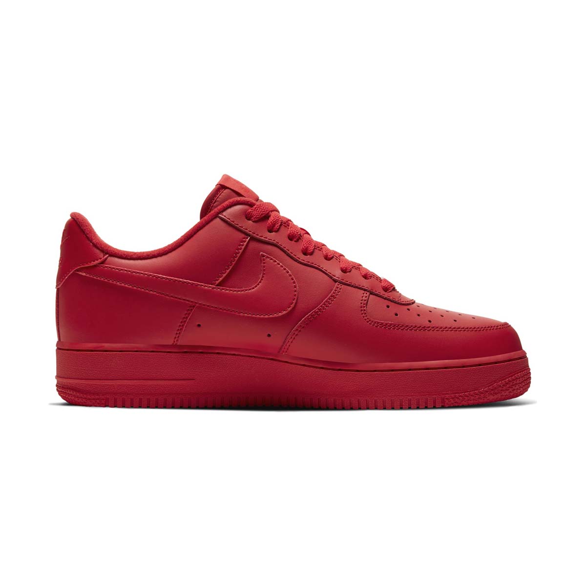 Nike Red Air Force 1 Shoes -