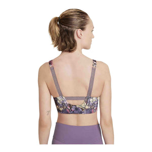 Nike Dri-FIT Swoosh Women's Medium-Support 1-Piece Pad Floral Sports Bra