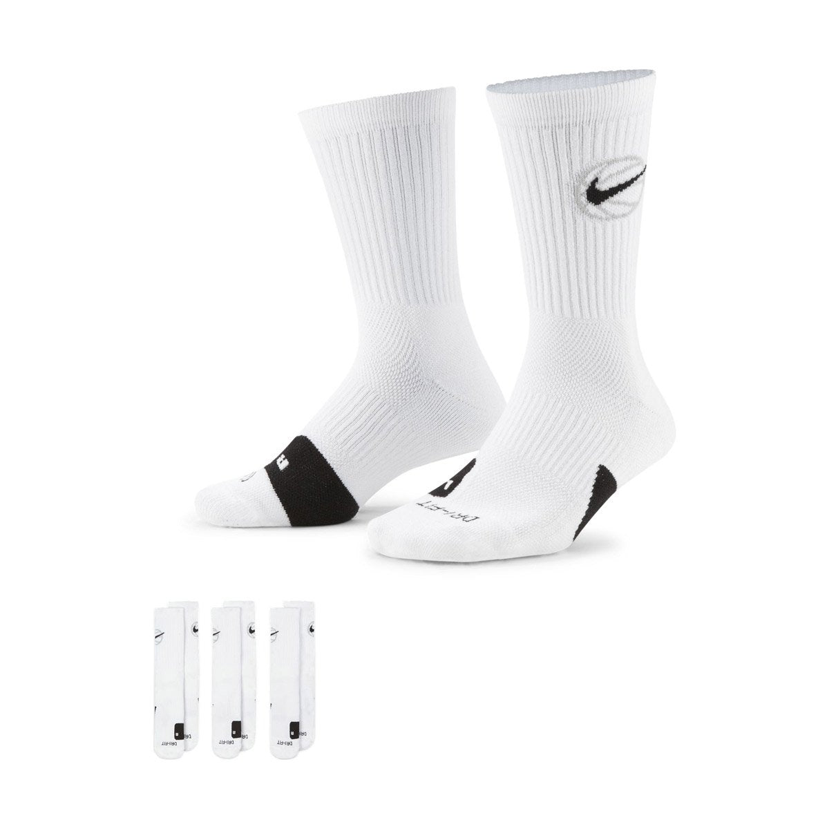 Nike Everyday Crew Basketball Socks (3 Pair) -