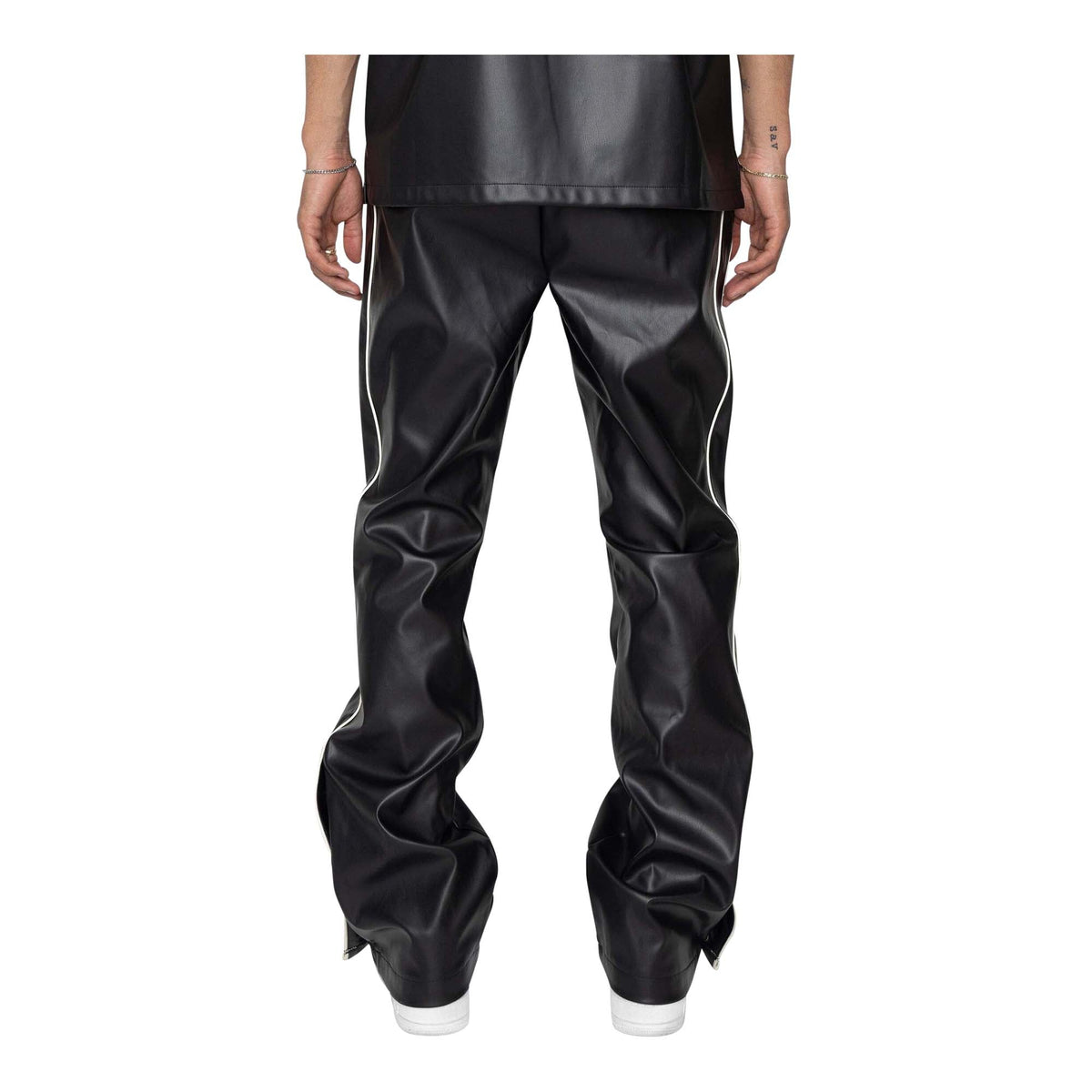 Downtown Track Black Pants -