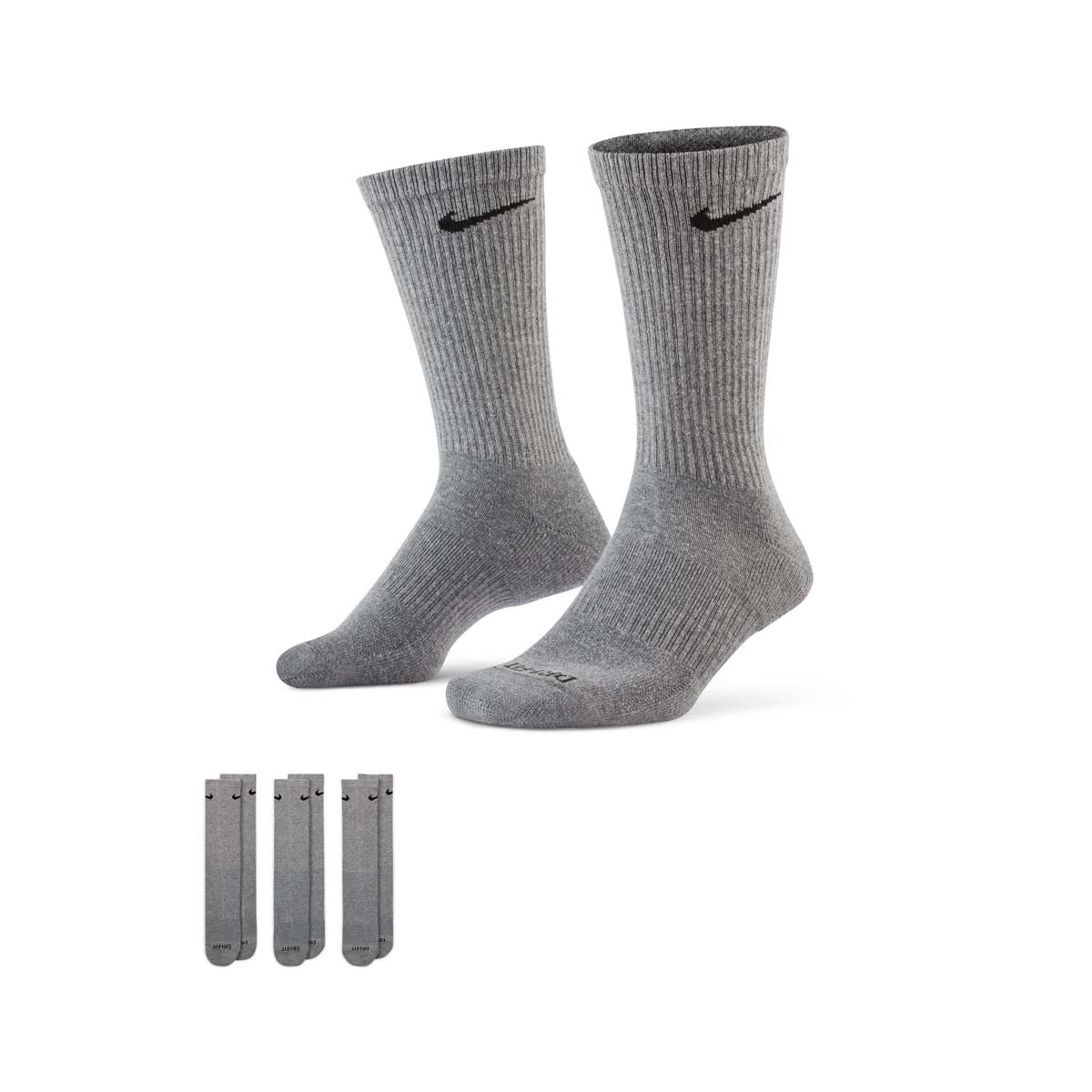 Nike Everyday Plus Cushioned Training Crew Socks (3 Pairs) -