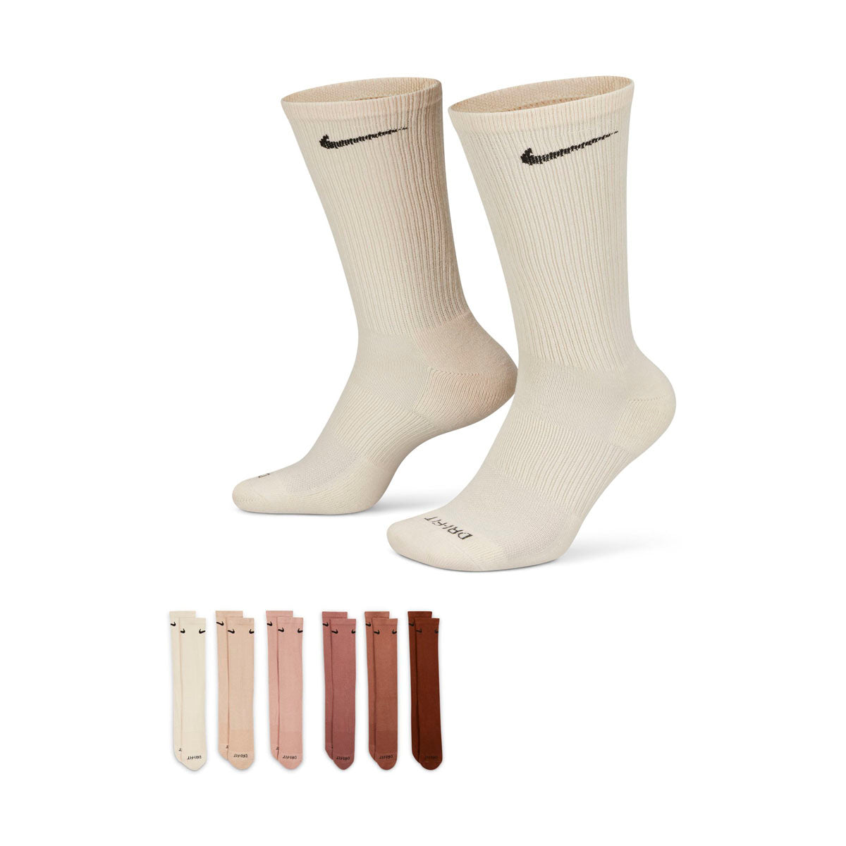 Nike Everyday Plus Cushioned Training Crew Socks (6 Pairs) -