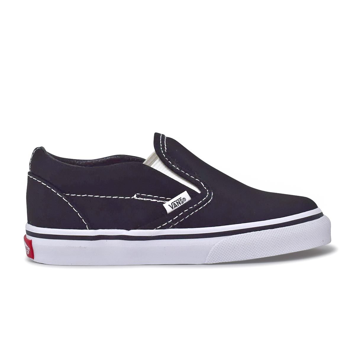 Toddler Classic Slip-On Black/White -