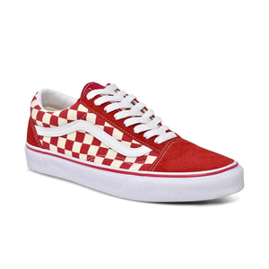 Old Skool (Primary Check) Red/White