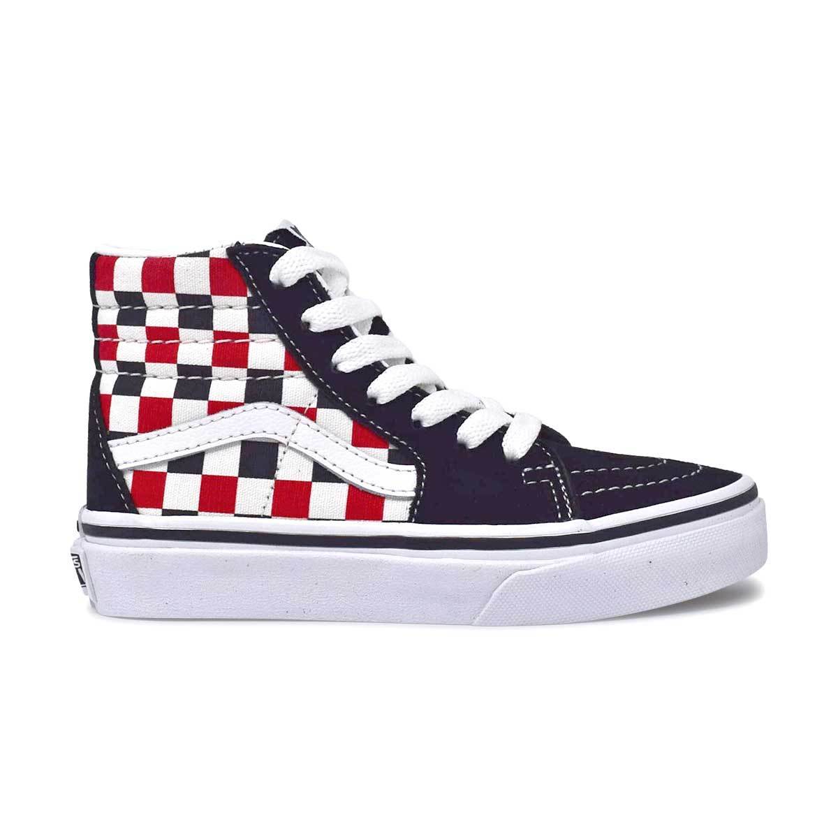 Big Kids Sk8-Hi Black/Racing Red -