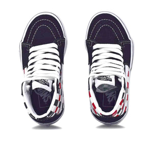 Big Kids Sk8-Hi Black/Racing Red