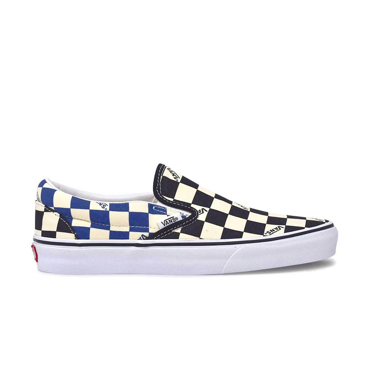 Big Check Slip-On Black/Navy -
