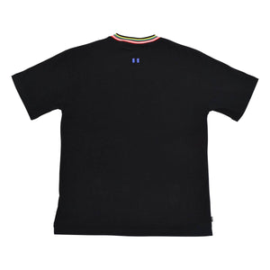 Rubber Patch Multicolor Collar Tee