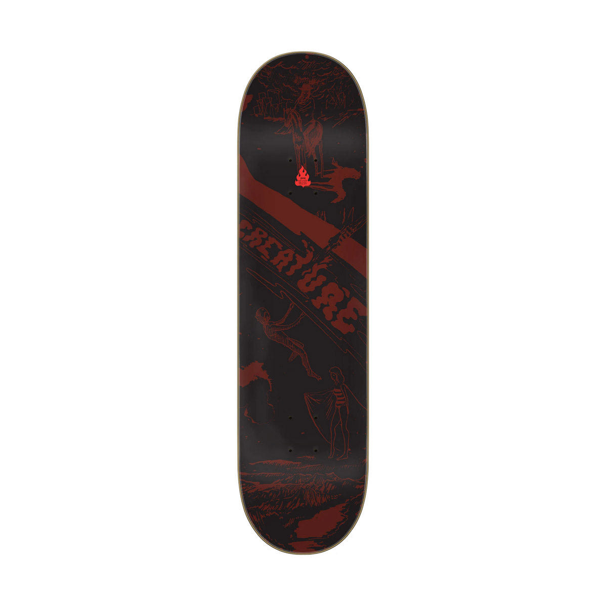 Lockwood Lost Trail Pro 8.25in x 32.04in Creature Decks (8.25) - Skateboards and Decks