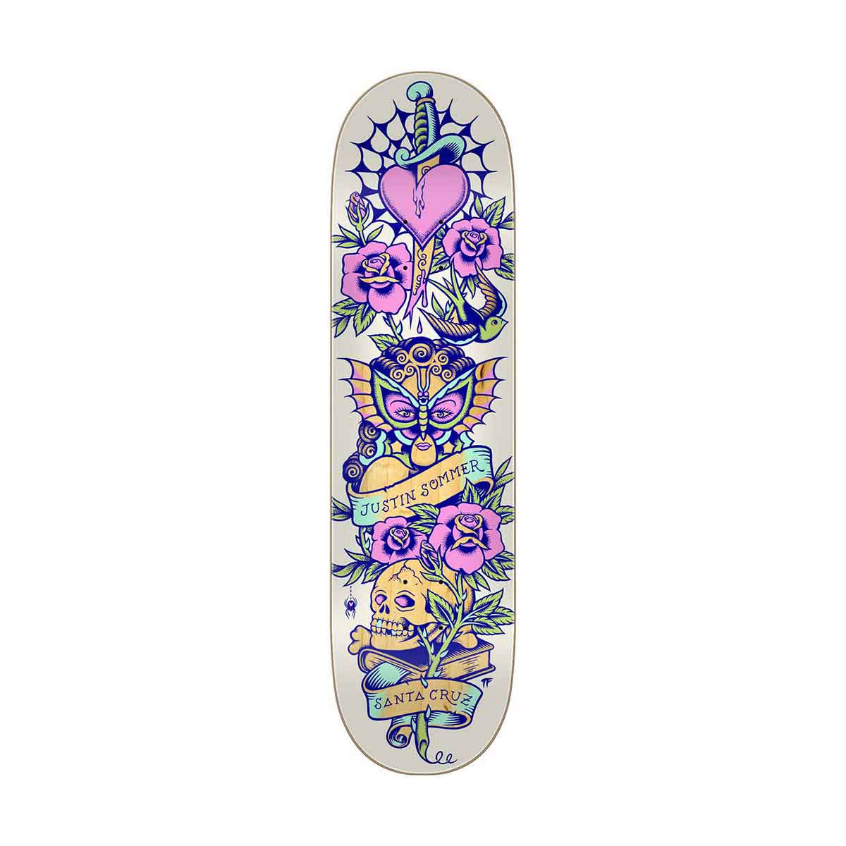 Sommer Tattooed Pro (8.25in x 31.8in) Santa Cruz Decks - 
