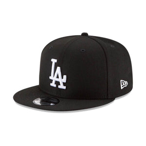 Basic Black and White 9FIFTY 'Los Angeles Dodgers' Snapback Hat