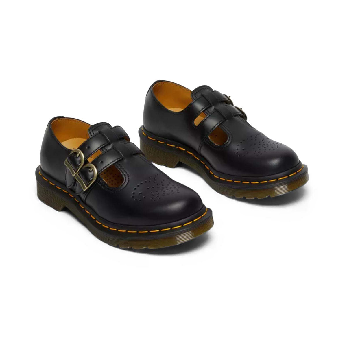 8065 Smooth Leather Mary Jane Shoes - 