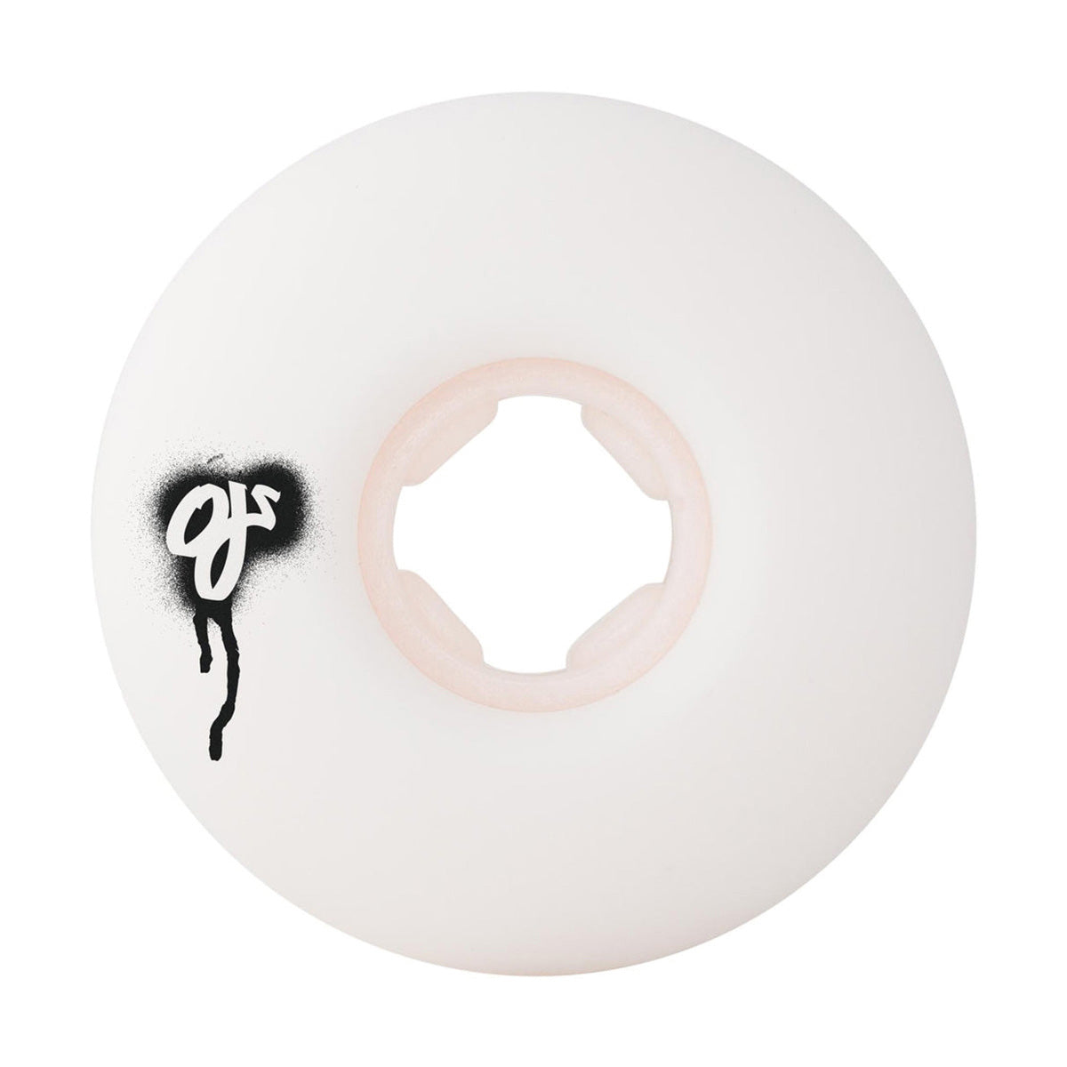 54mm Throw Ups Chubbies White 99a OJ Wheels (54MM) - Skate Accessories