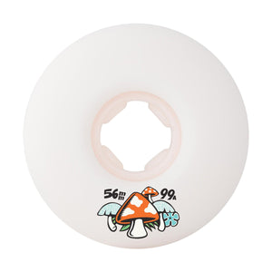 56mm Erick Winkowski Mushroom Elite White Mini Combo 99a OJ Wheels (56 MM)