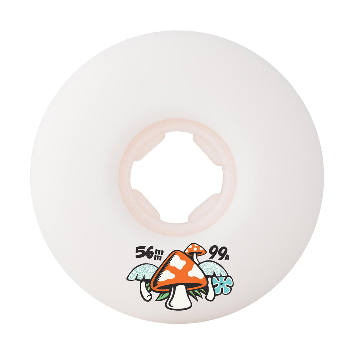 56mm Erick Winkowski Mushroom Elite White Mini Combo 99a OJ Wheels (56 MM) - Skate Accessories