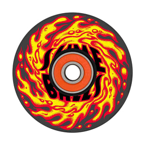 SB Flame Light Ups OG Slime Black 78a Slime Balls Wheels (66MM)