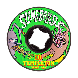 Ed Templeton Vomits Black 99a Slime Balls Wheels (58MM)