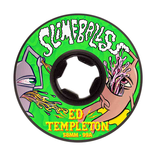 Ed Templeton Vomits Black 99a Slime Balls Wheels (58MM)